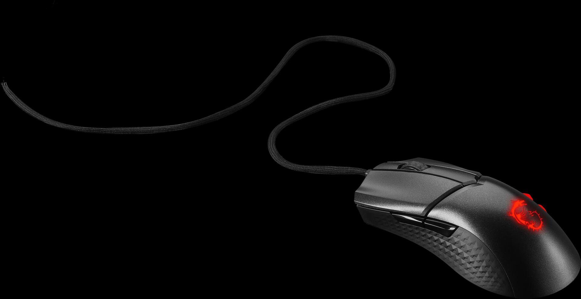MSI MSI Maus Clutch GM31 Lightweight Gaming Maus, Black, USB Maus