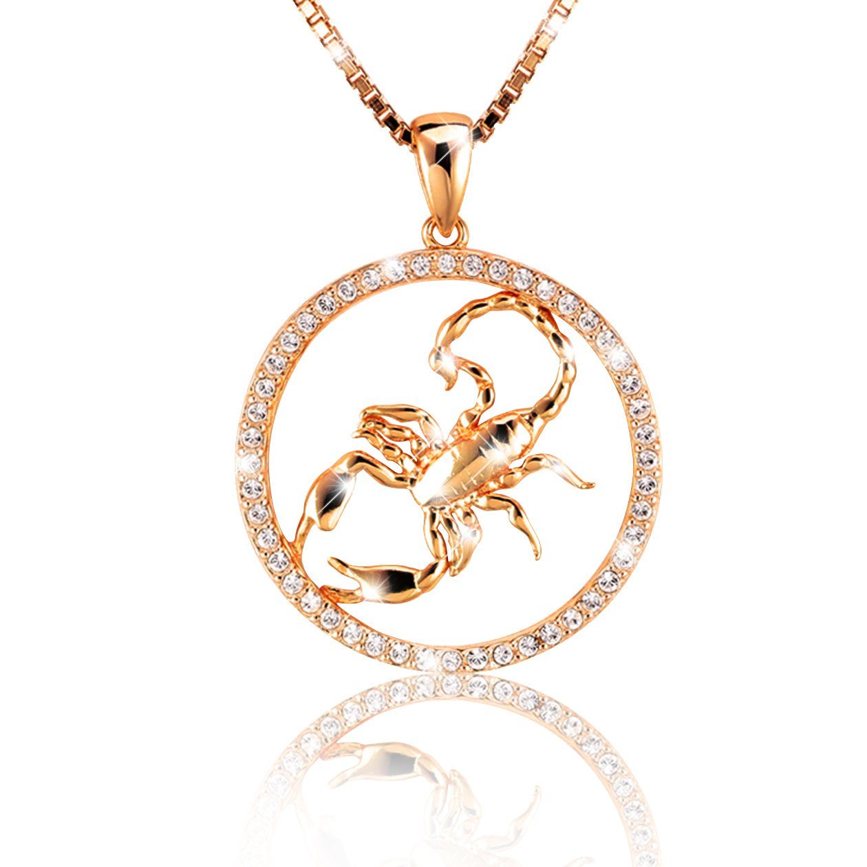 PAVELS Kette mit Anhänger Shine Skorpion, Elegante Sternzeichenkette für de günstig online kaufen