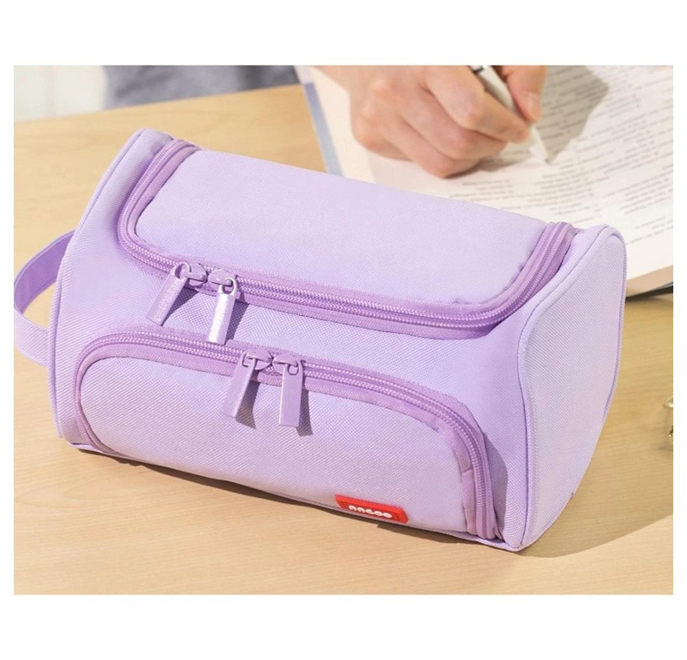 Thumbnail - Coonoor Federmäppchen 3 Fächer Große Kapazität Mäppchen Federtasche Stiftetasche, Pencil Case Bleistifttasche für Schule...