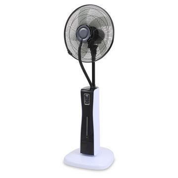 Clanmacy Standventilator Ventilator 75W Standlüfter leise Fan Bodenventilator Einstellung