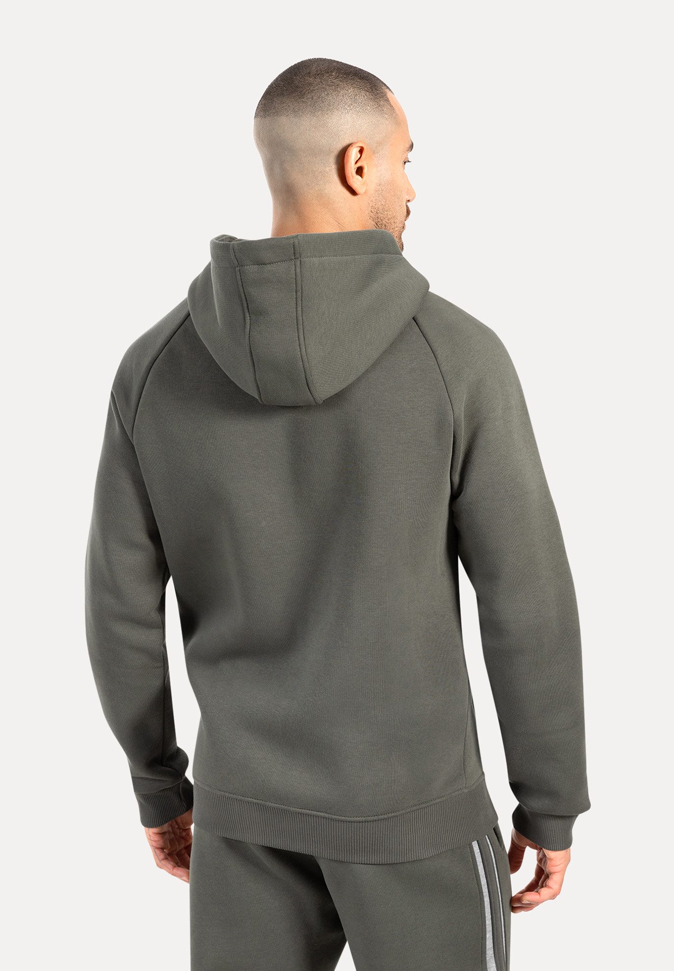 Smilodox Kapuzenstrickjacke Yassin, Zip Hoodie mit Logo, leicht überschnitt günstig online kaufen