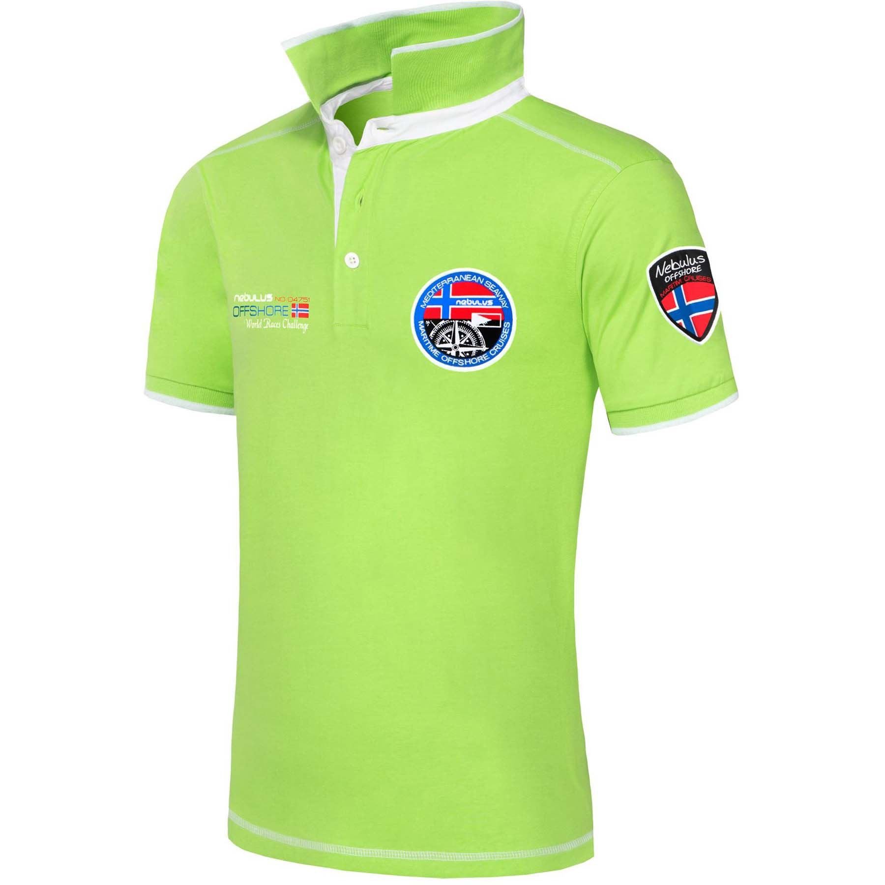 Nebulus Poloshirt FORWARD, P4046 - Herren, limettengrün, L