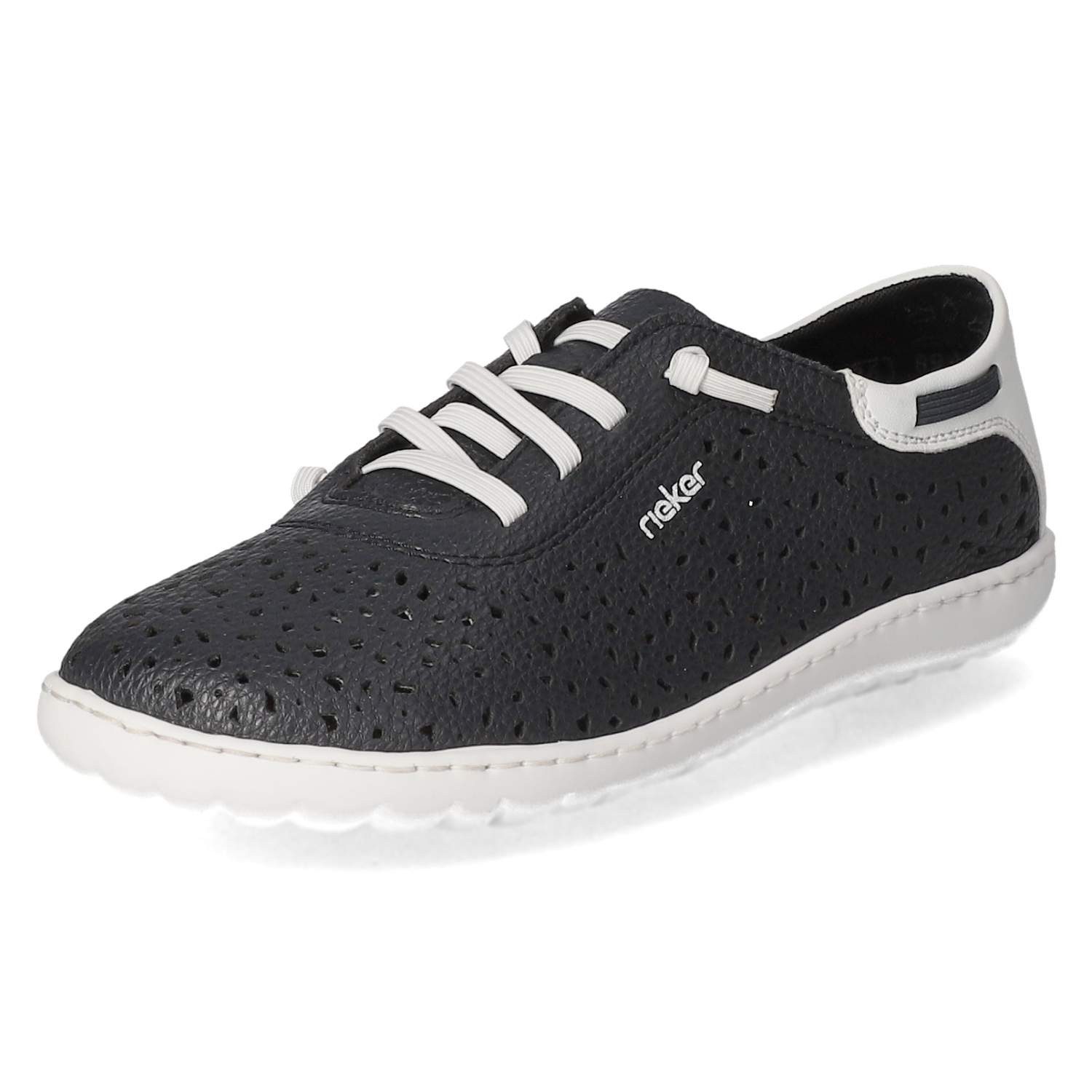 Rieker Rieker 52805-14 Damen Synthetik blau Schnürschuh günstig online kaufen