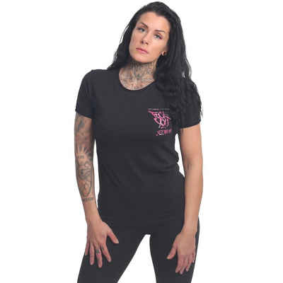 YAKUZA Rundhalsshirt FU mit Rippbündchen