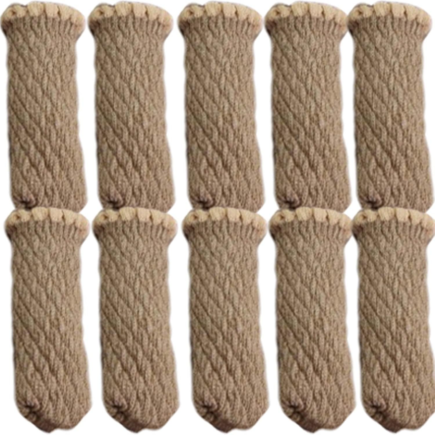 Coonoor Tischbein 24 Stück Носки стула, Elastisch Möbelsocken Gestrickte, Antirutsch Pads für Tisch,Bodenschutz,Vermeiden Sie Kratzer &Geräusche