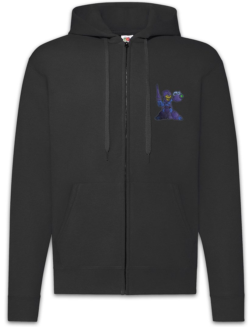 Sweatjacke Mega Masters Skull Zipper Hoodie Eighties Gamer Universe 80s Man