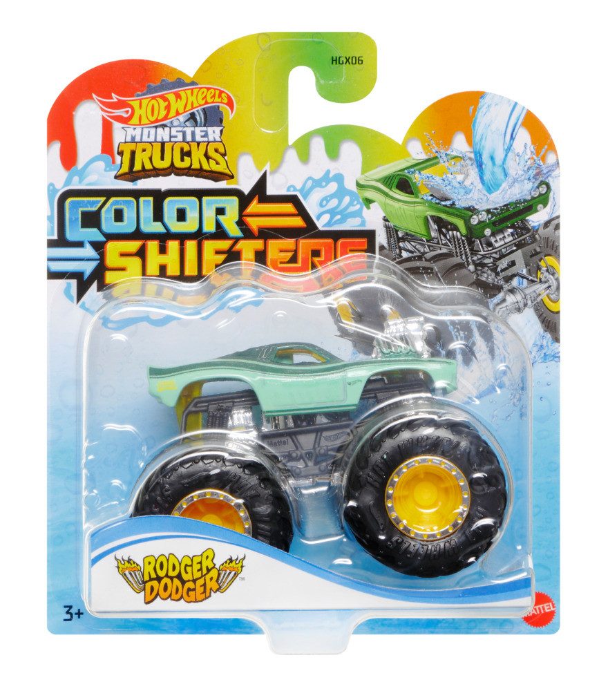 Mattel® Spielzeug-Monstertruck Hot Wheels Monster Trucks Color Shifters 1:64 sortiert