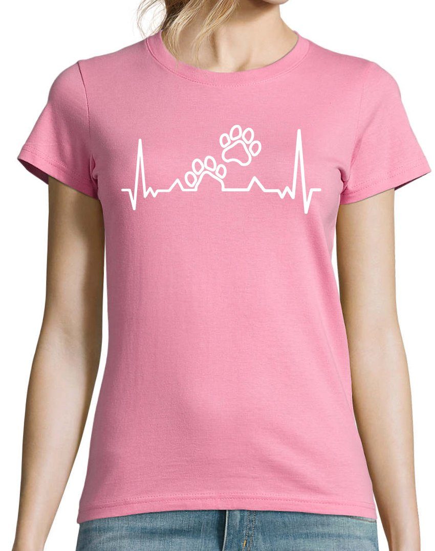 Youth Designz T-Shirt Heartbeat Hundepfoten Damen günstig online kaufen