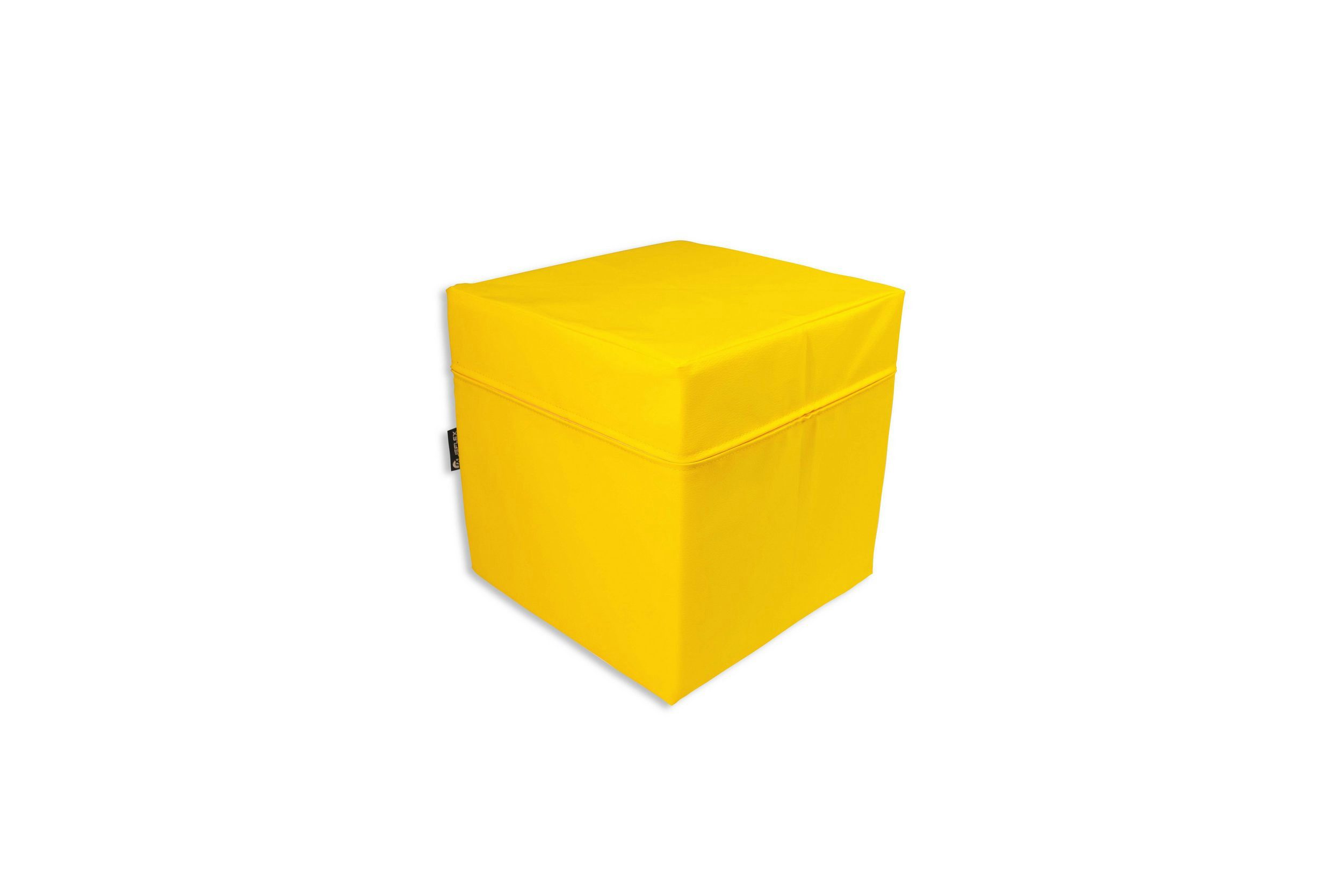 Jeflex Sitzwürfel Sitzwürfel Kunstleder 40x40x40 cm RG35