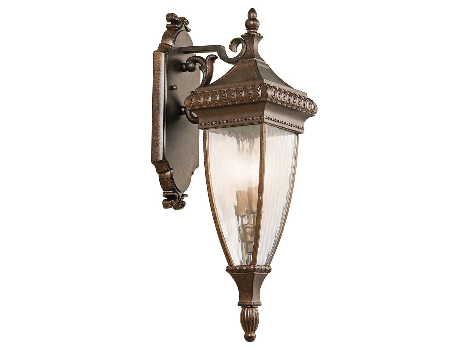 Kichler LED AußenWandleuchte, LED wechselbar, warmweiß