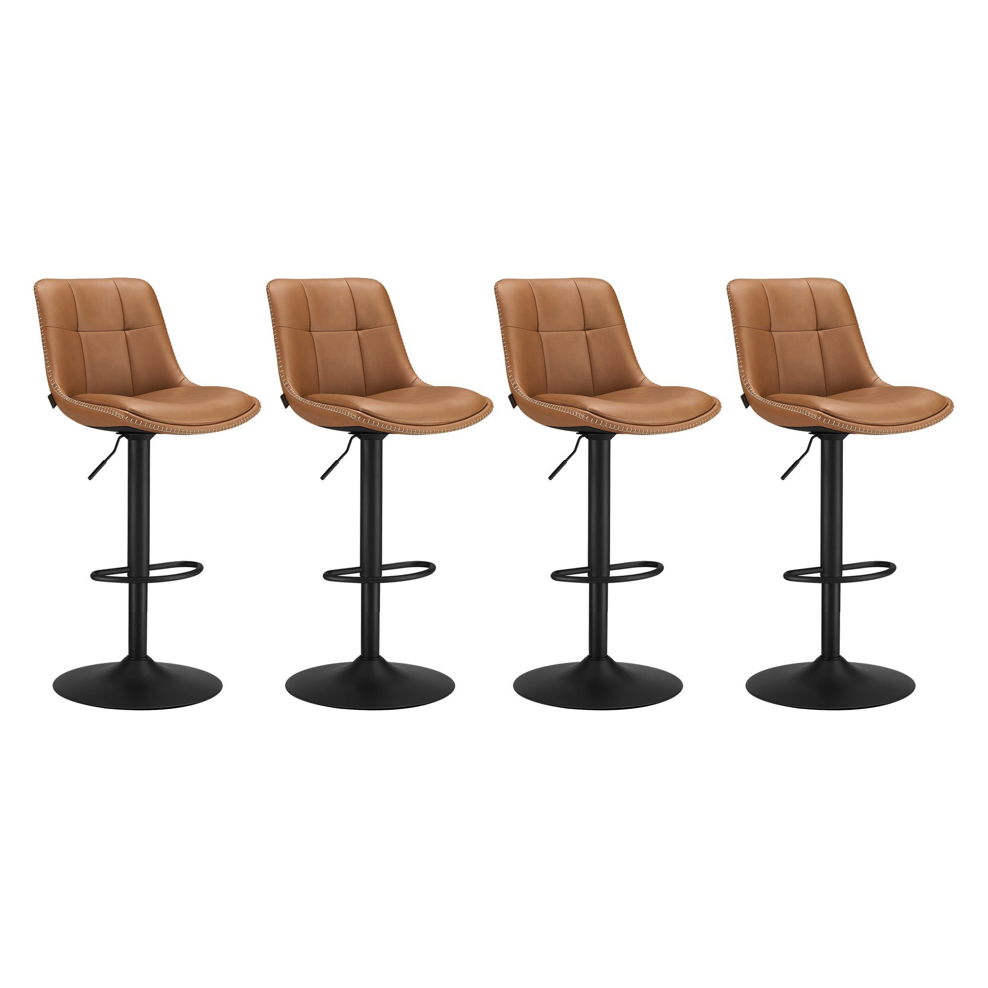 VASAGLE Barhocker Barstühle (Set, 4 St), höhenverstellbar, drehbar günstig online kaufen