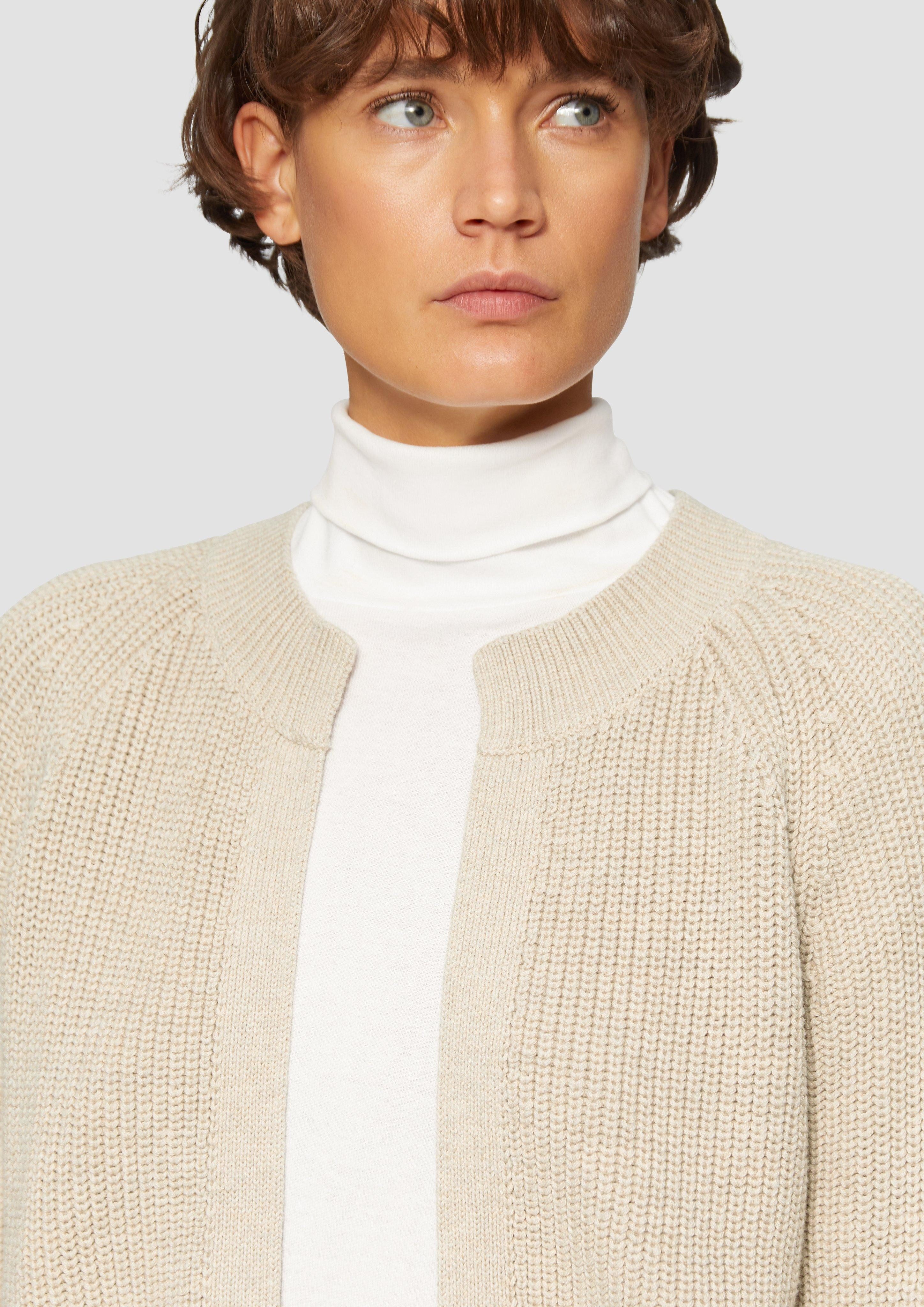 s.Oliver Strickjacke Strickjacke mit Raglanärmeln und günstig online kaufen