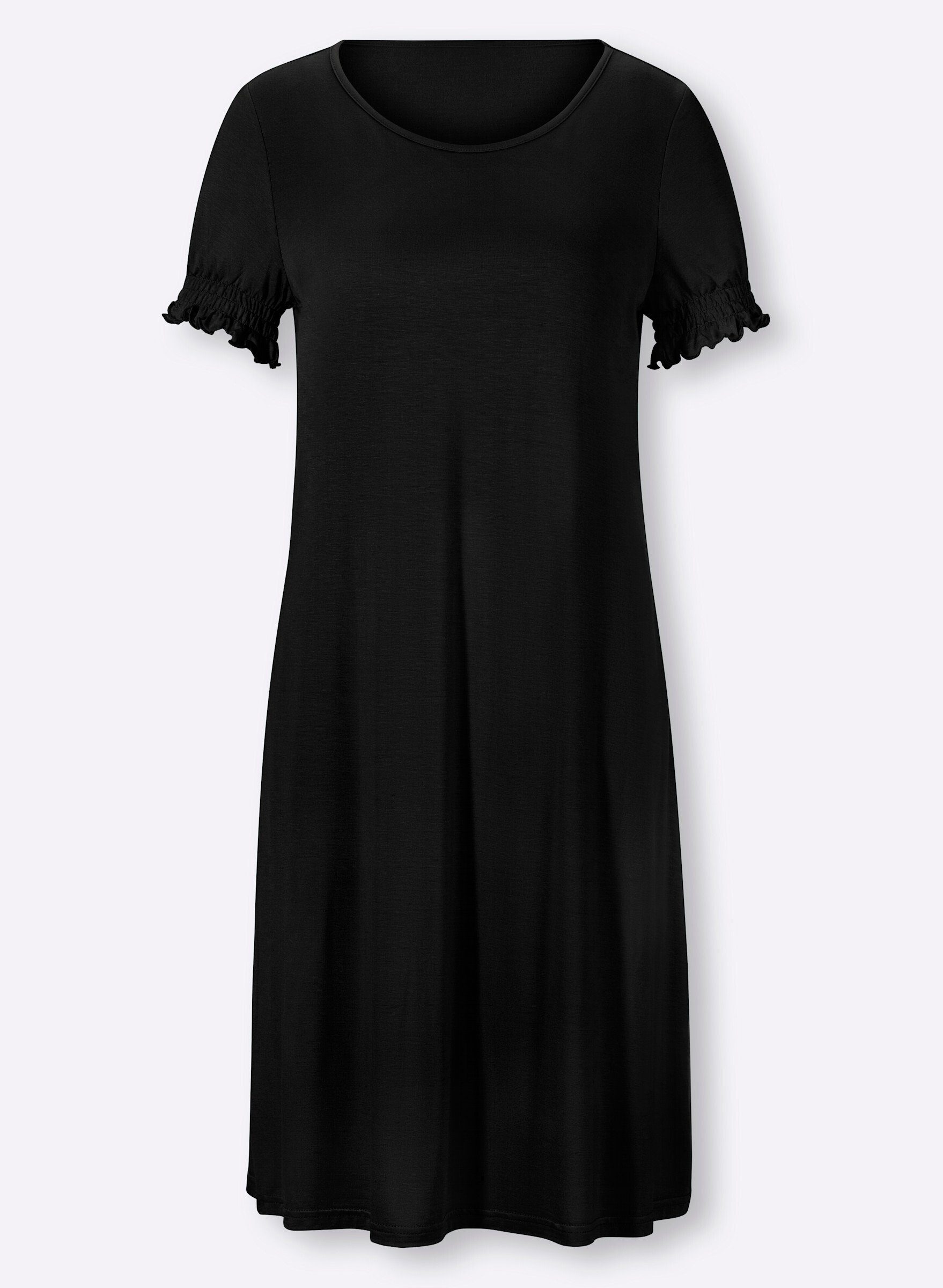 Jerseykleid schwarz heine