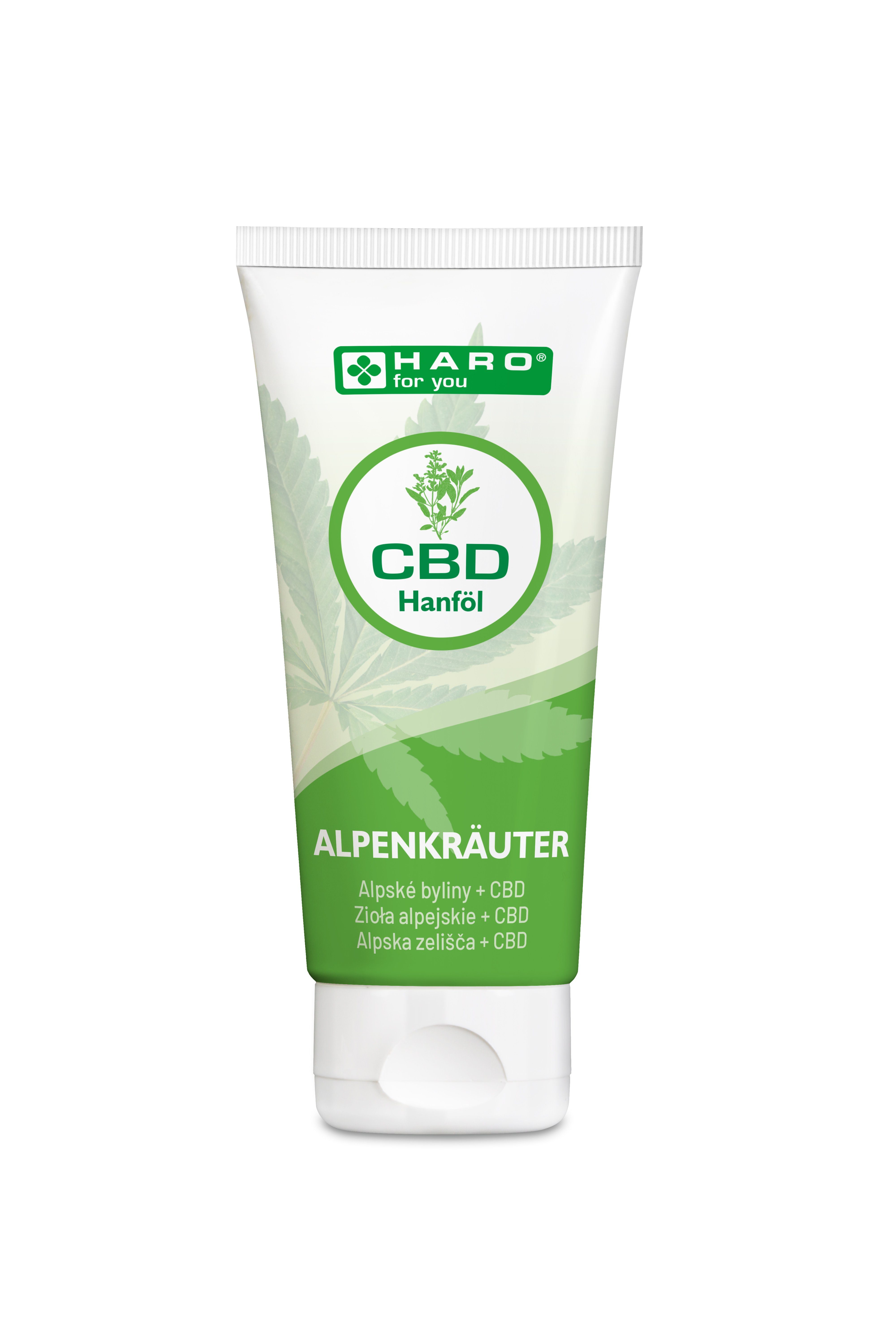 HARO-MC Hautpflegegel CBD Alpenkräuter Gel