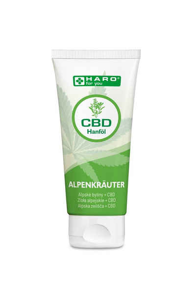 HARO-MC Hautpflegegel CBD Alpenkräuter Gel