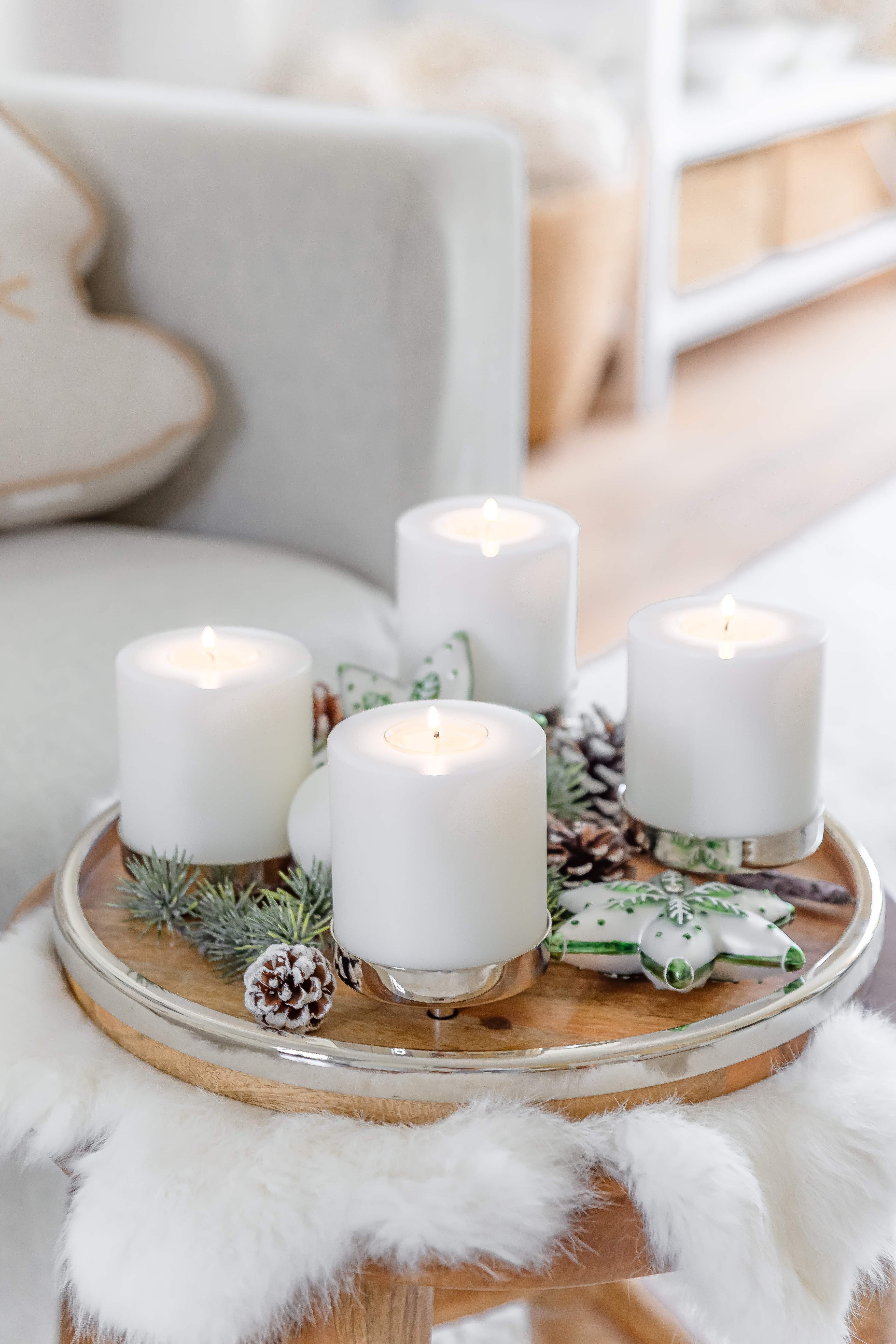 EDZARD Stumpenkerze Cornelius Ø 8 cm, (H 9 cm) Stumpenkerzen-Optik, Dauerke günstig online kaufen