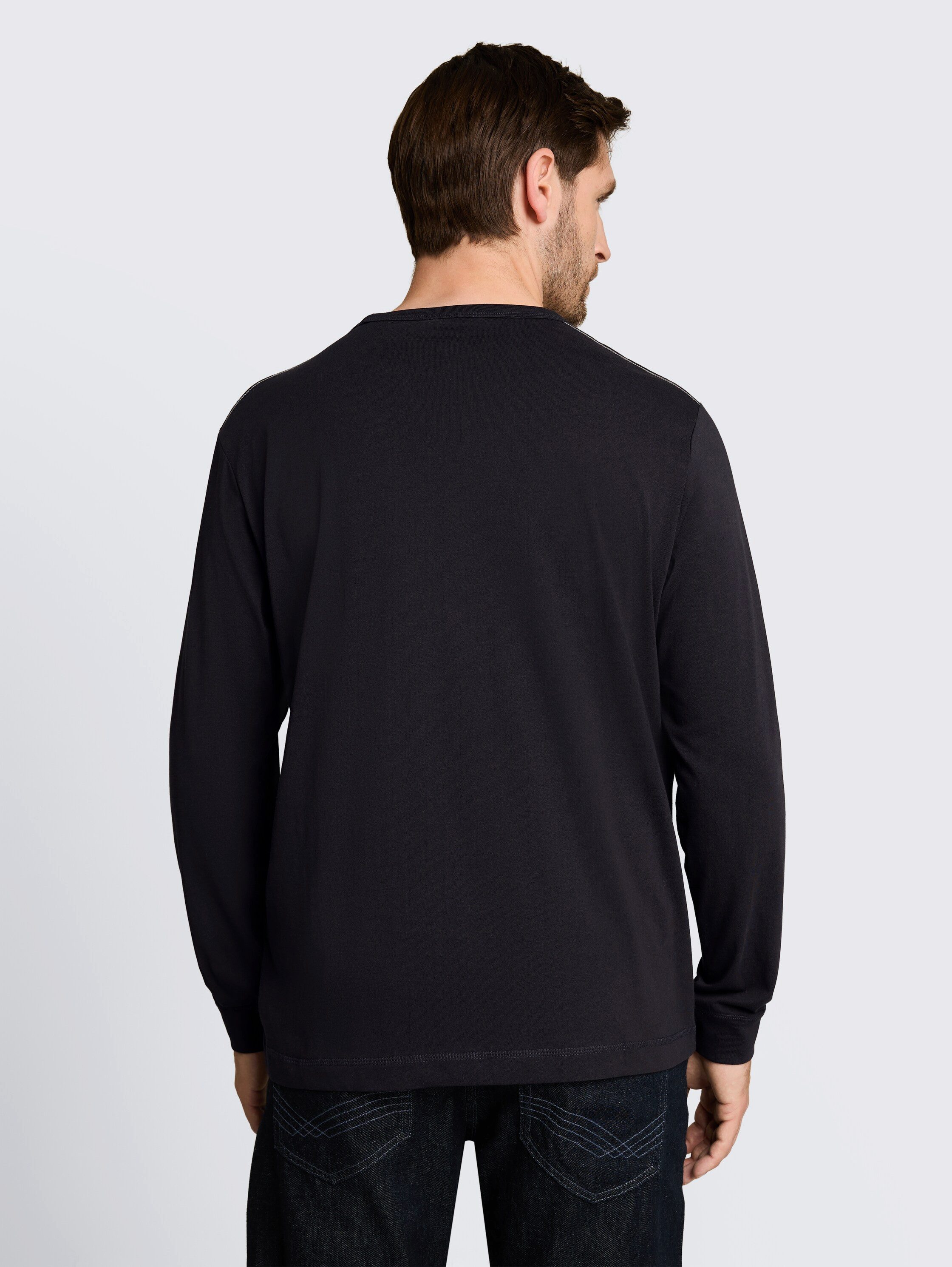 TOM TAILOR Langarmshirt mit Logo-Print