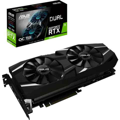 Asus DUAL RTX 2080 TI O11G Grafikkarte (11 GB, GDDR6)