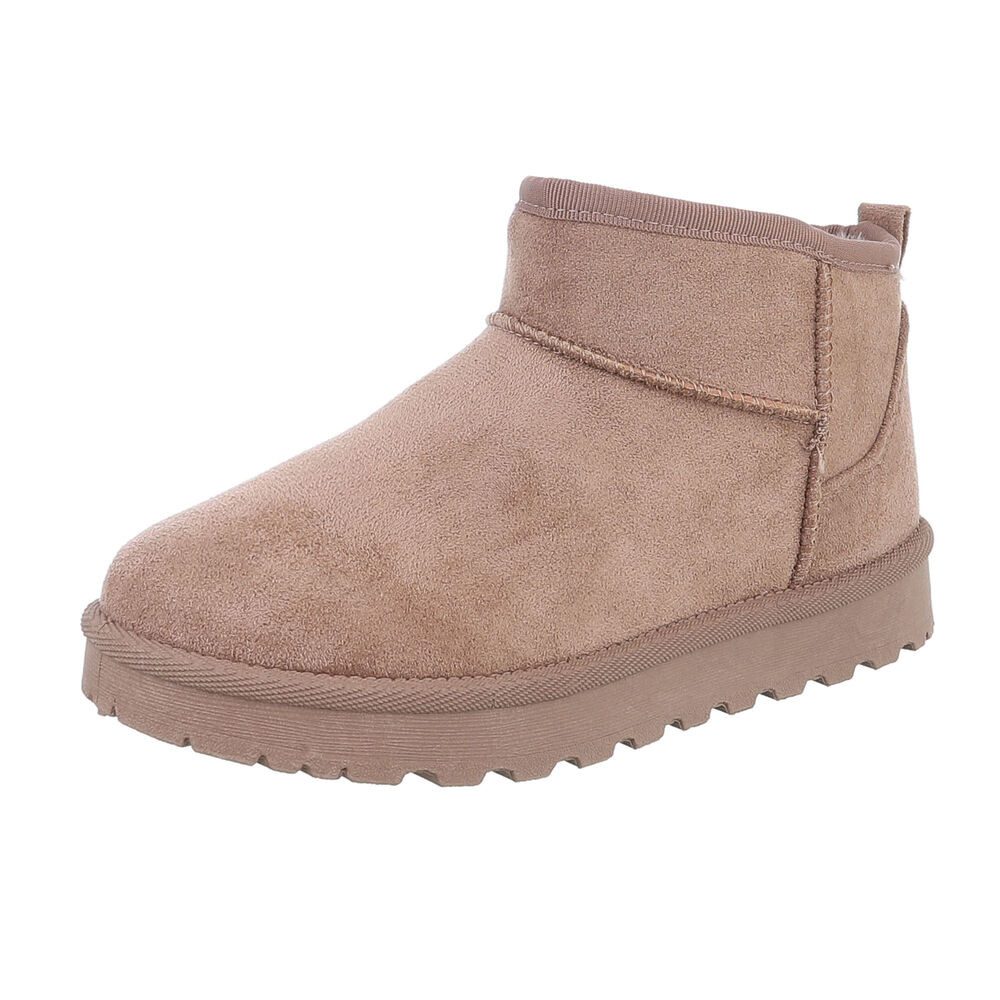 Ital-Design Damen Snowboots Freizeit Snowboots (87451965) Flach Plateaustie günstig online kaufen
