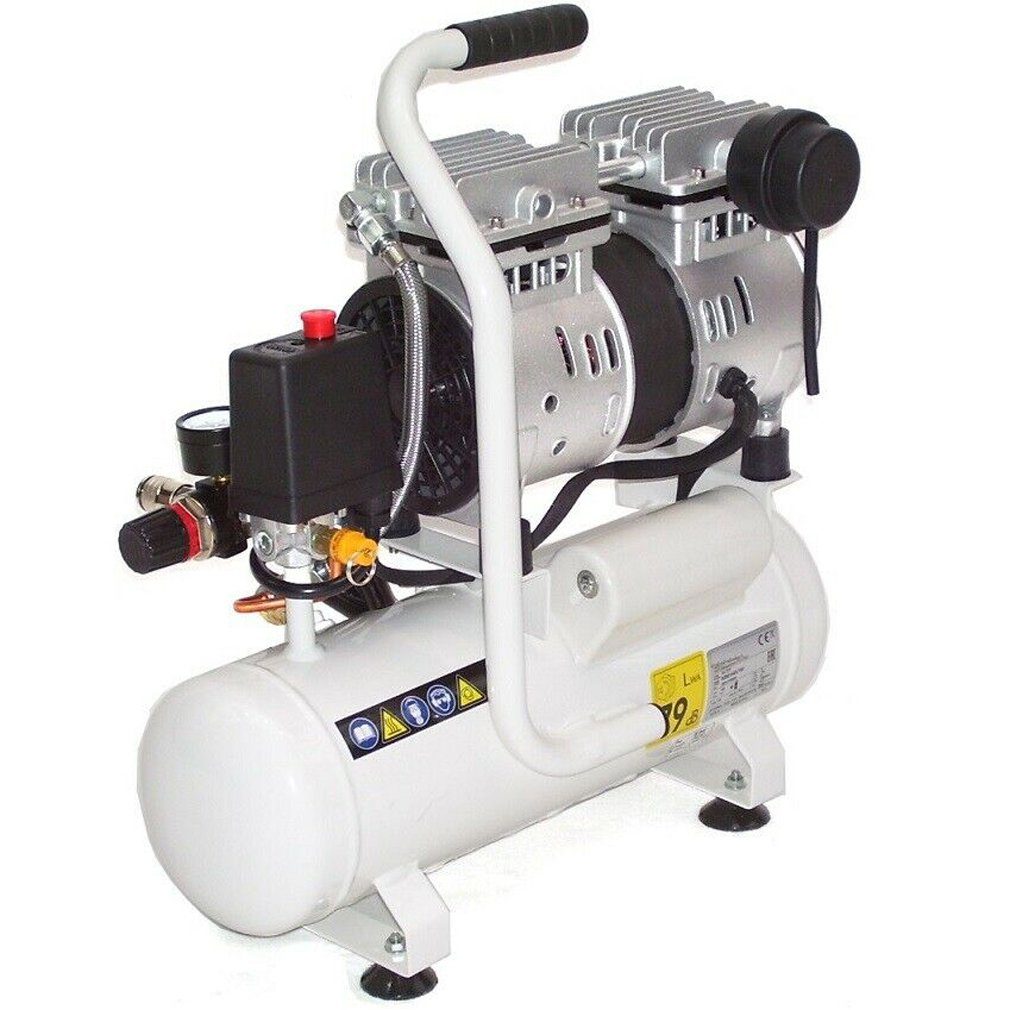 Apex Kompressor leise Druckluft Kompressor 40362 ölfrei 750W flüster Kompressor