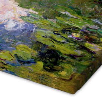 Posterlounge Leinwandbild Claude Monet, Seerosenteich, Wohnzimmer Malerei