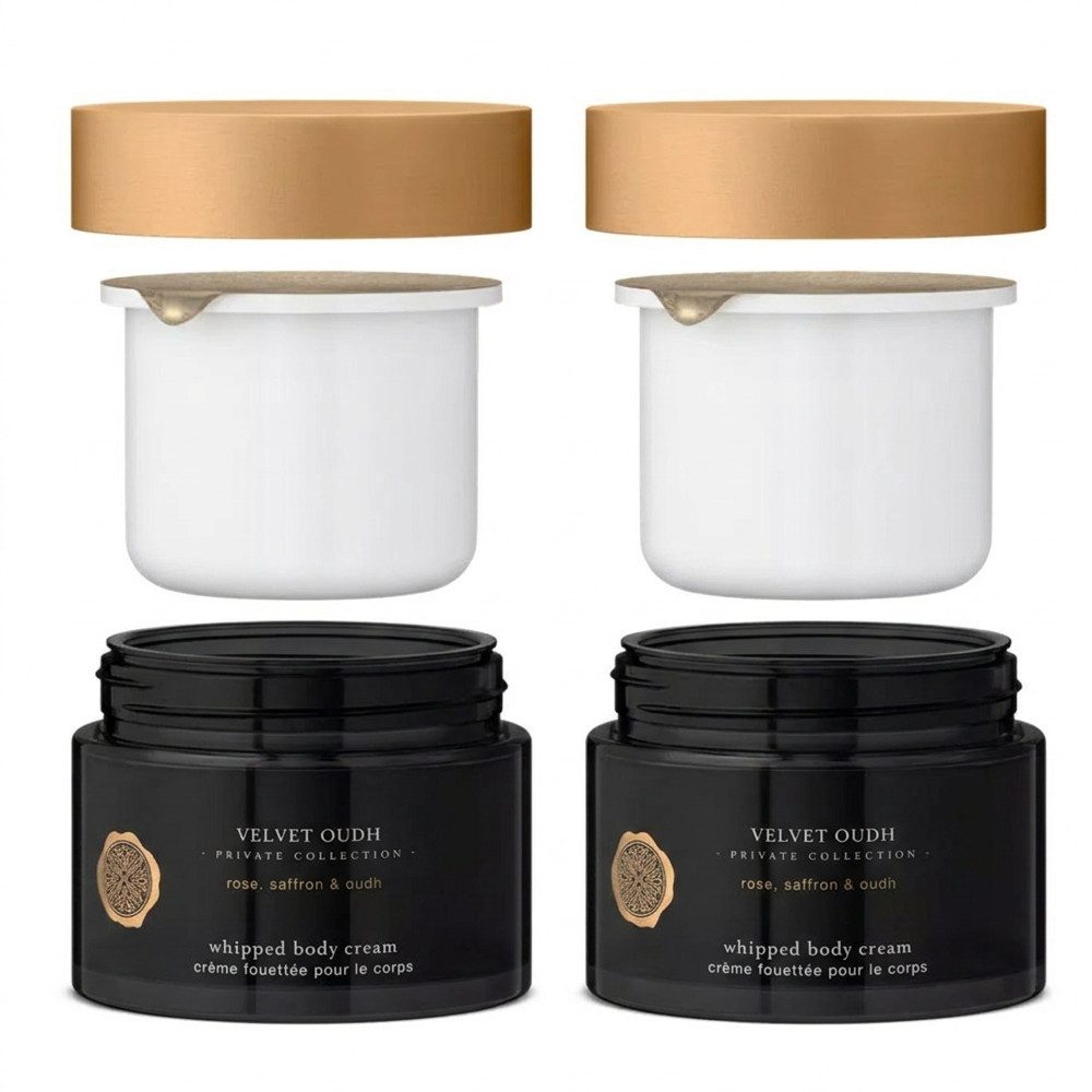 Rituals Körpercreme Rituals Velvet Oudh Refill Body Cream 2er Set, 1-tlg., Vorteilspack mit zwei Nachfüllpacks
