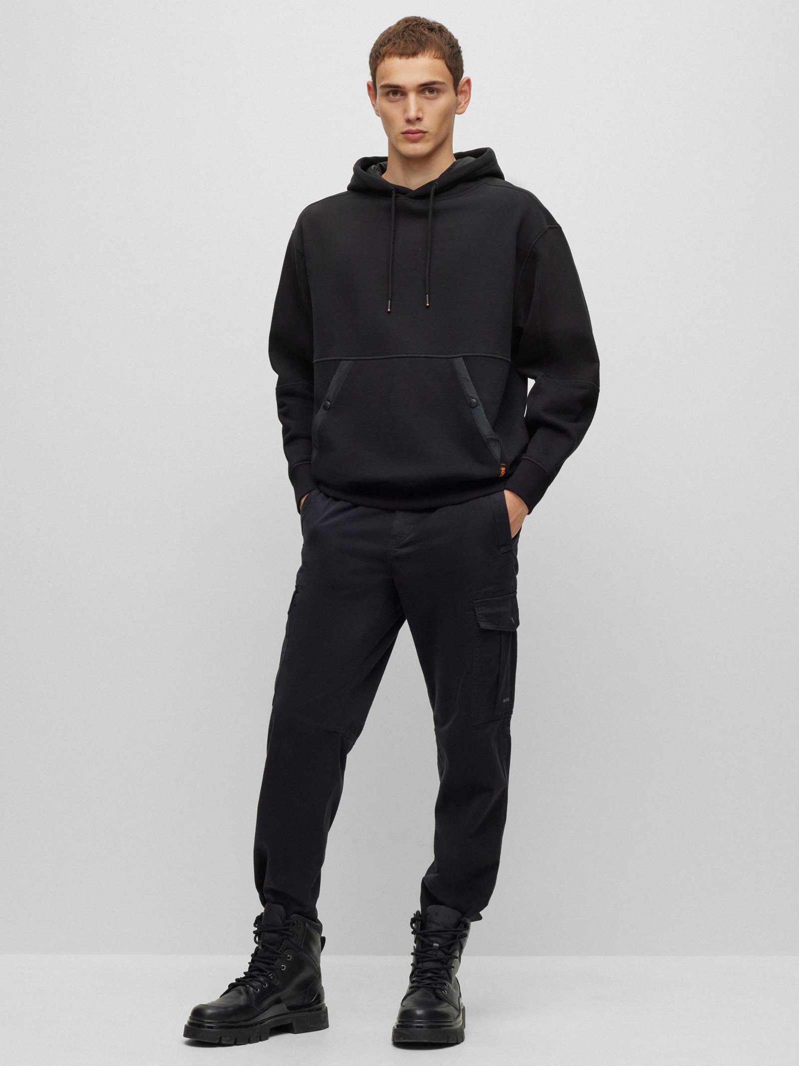 BOSS ORANGE Hoodie Wenylonhood (1-tlg)