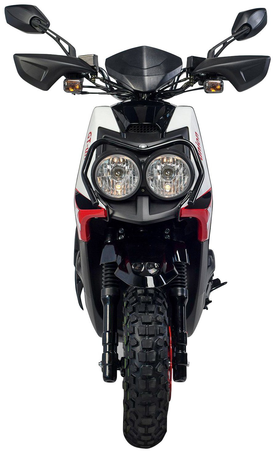 GT UNION Motorroller PX 55 85 ccm, Cross-Concept, 5 125 km/h, weiß/rot/schwarz Euro