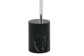 Qiyano Beistelltisch Beistelltisch Neiru Silber Schwarz - Sockel Marmor - Rund - Modern
