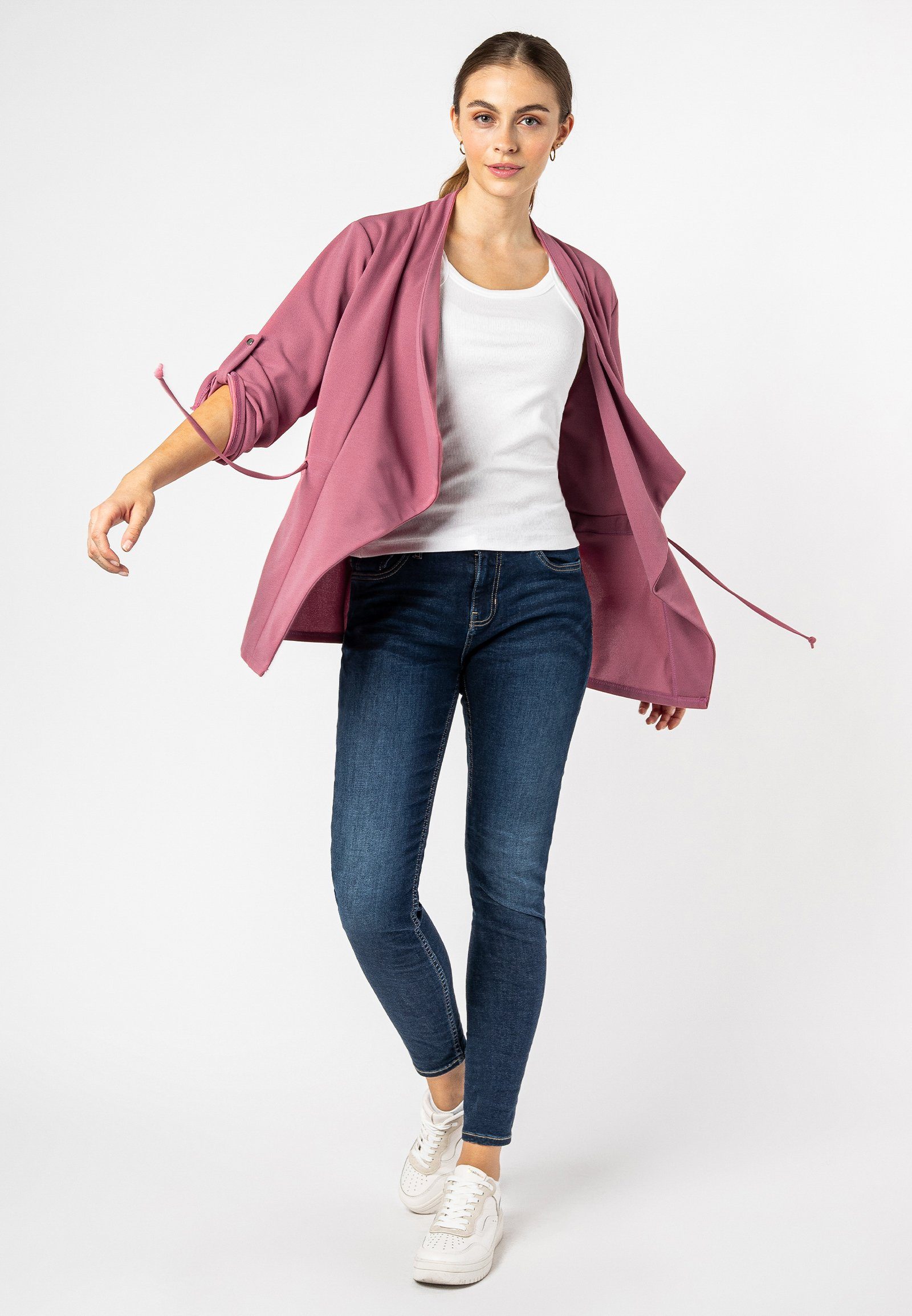 SUBLEVEL Blusenblazer Blazer zum Binden