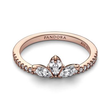 Pandora Fingerring Rosévergoldeter Damenring mit Zirkonia von PANDORA