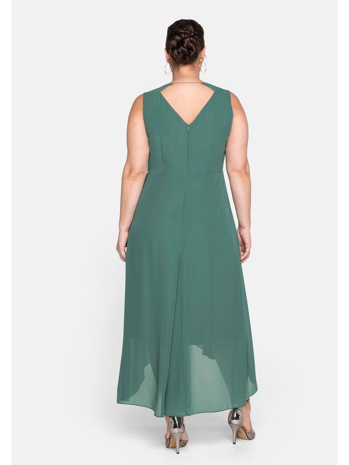 Sheego Abendkleid Große Größen in Wickeloptik
