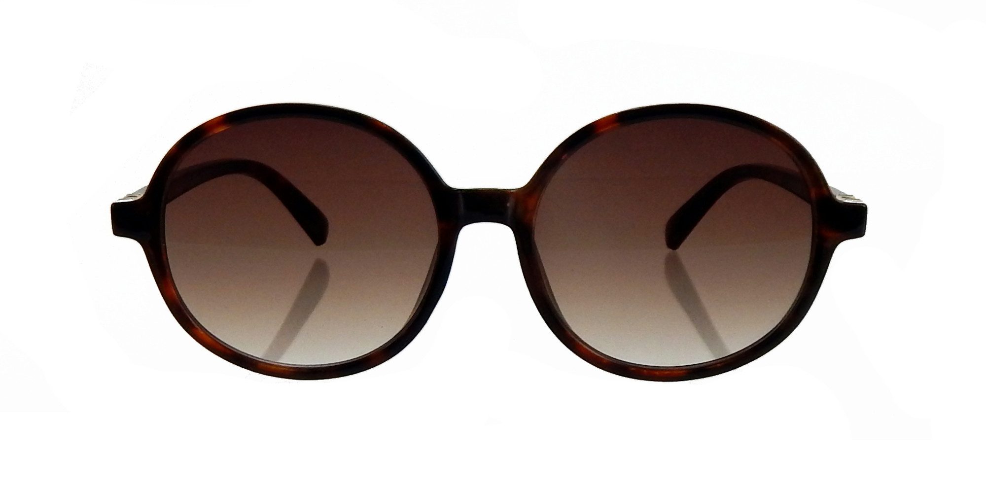 Ella Jonte Sonnenbrille braun im Retro-Look mit UV400-Schutz und Stoffetui