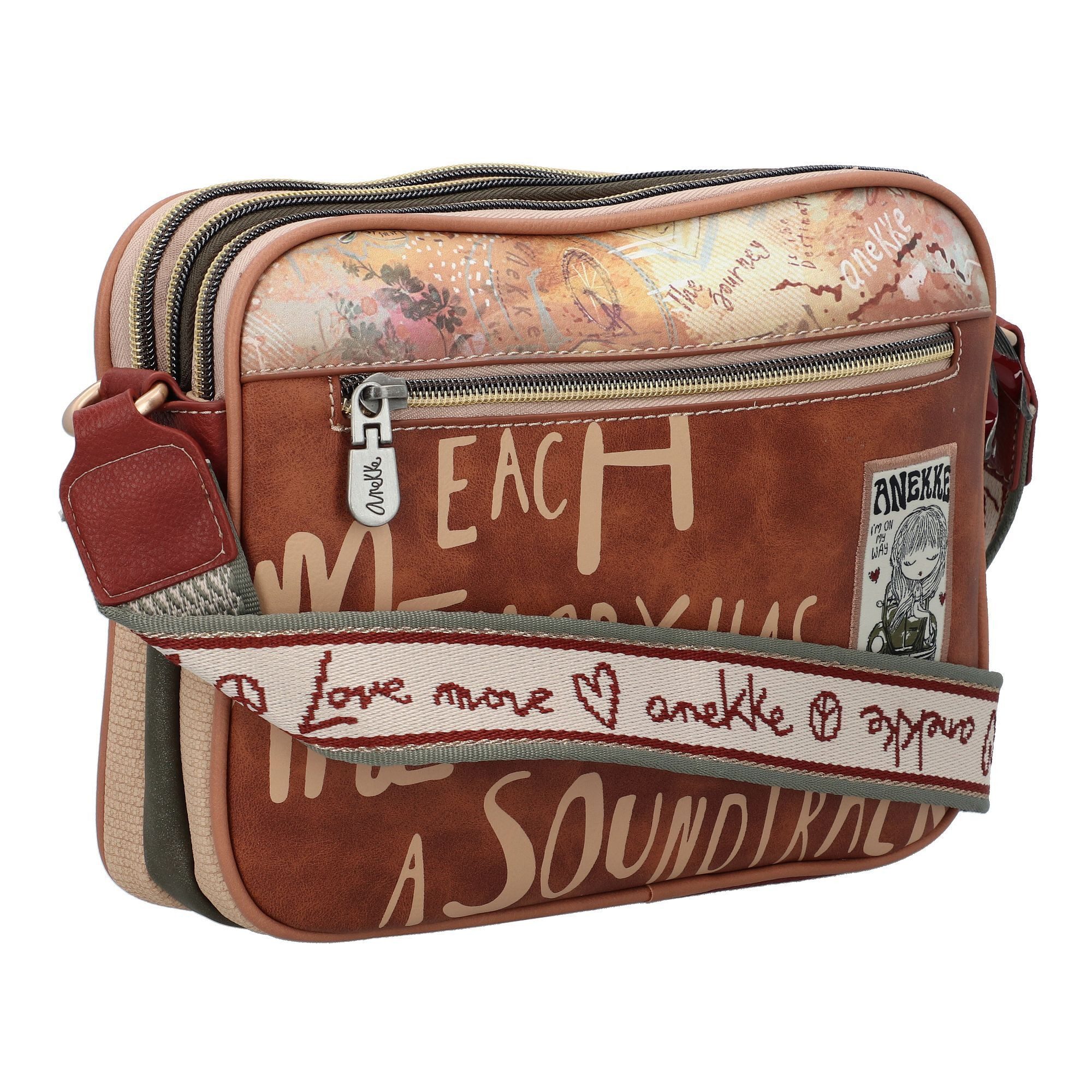 Anekke Umhängetasche Flower, Polyurethan