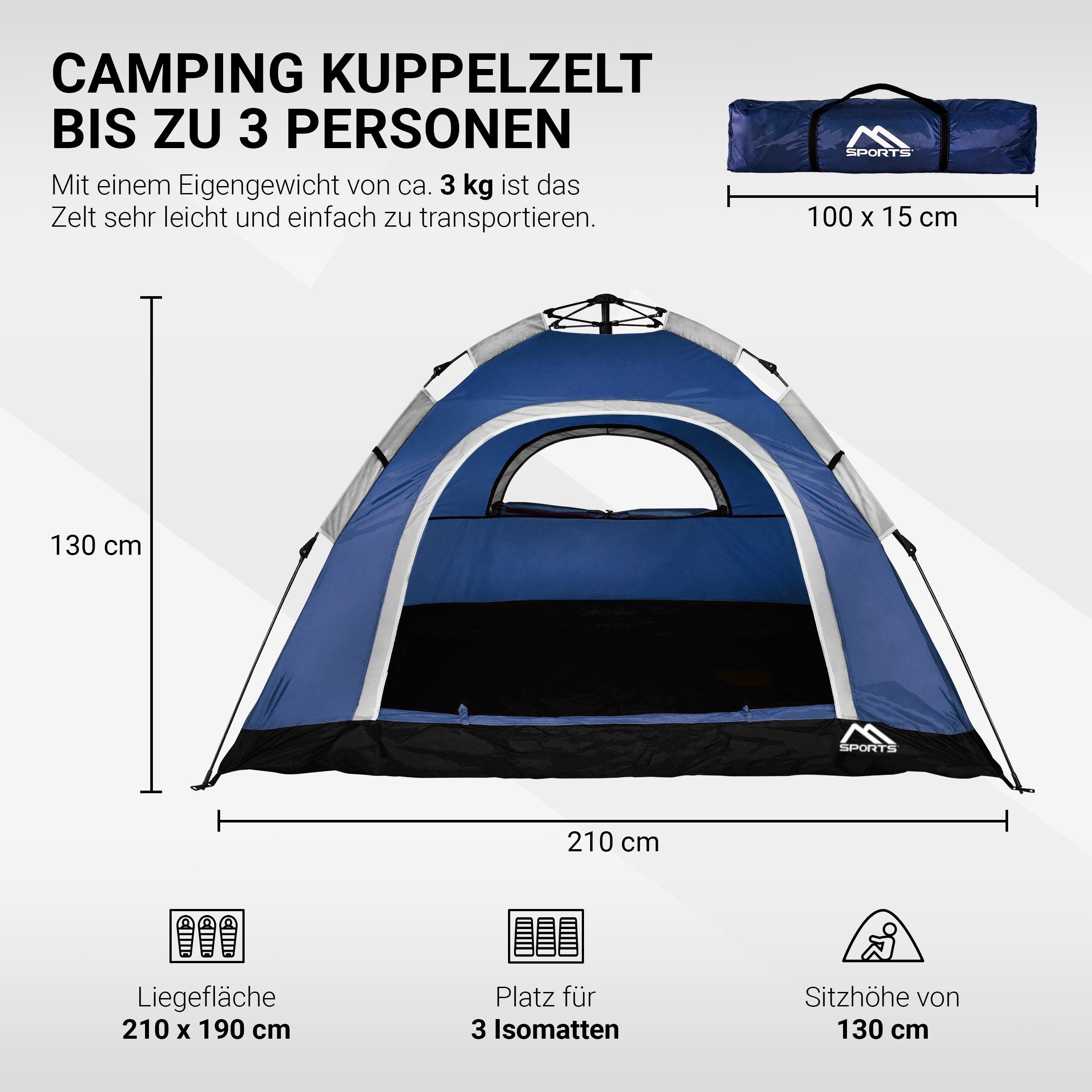 MSports® Igluzelt Campingzelt Pop Up Zelt günstig online kaufen