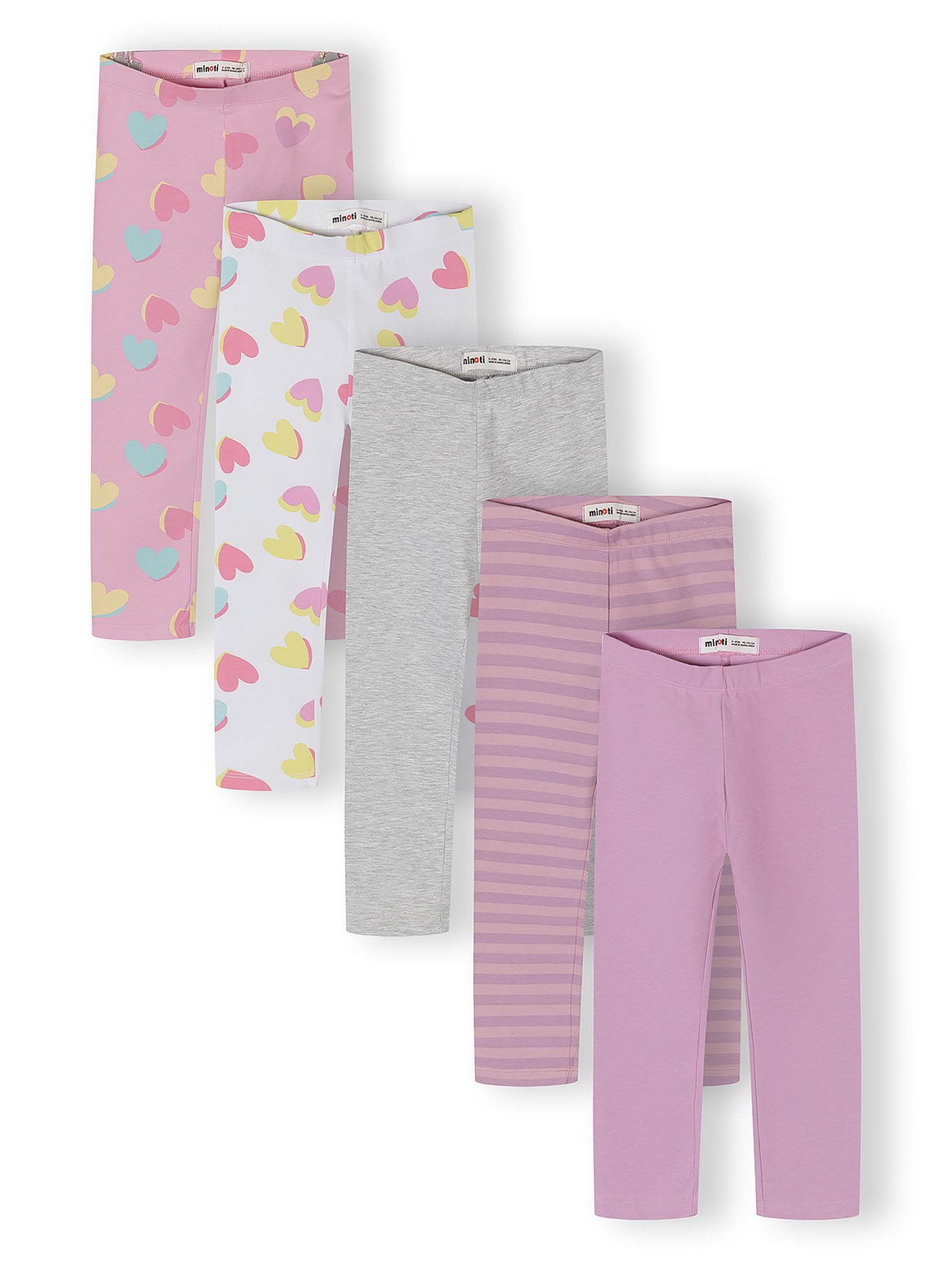 MINOTI Leggings (5-er Pack) elastisch