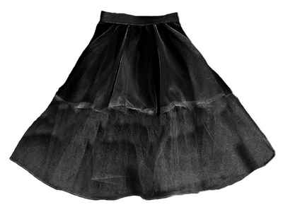 Das Kostümland Kostüm Fifties Petticoat für Kinder - Schwarz