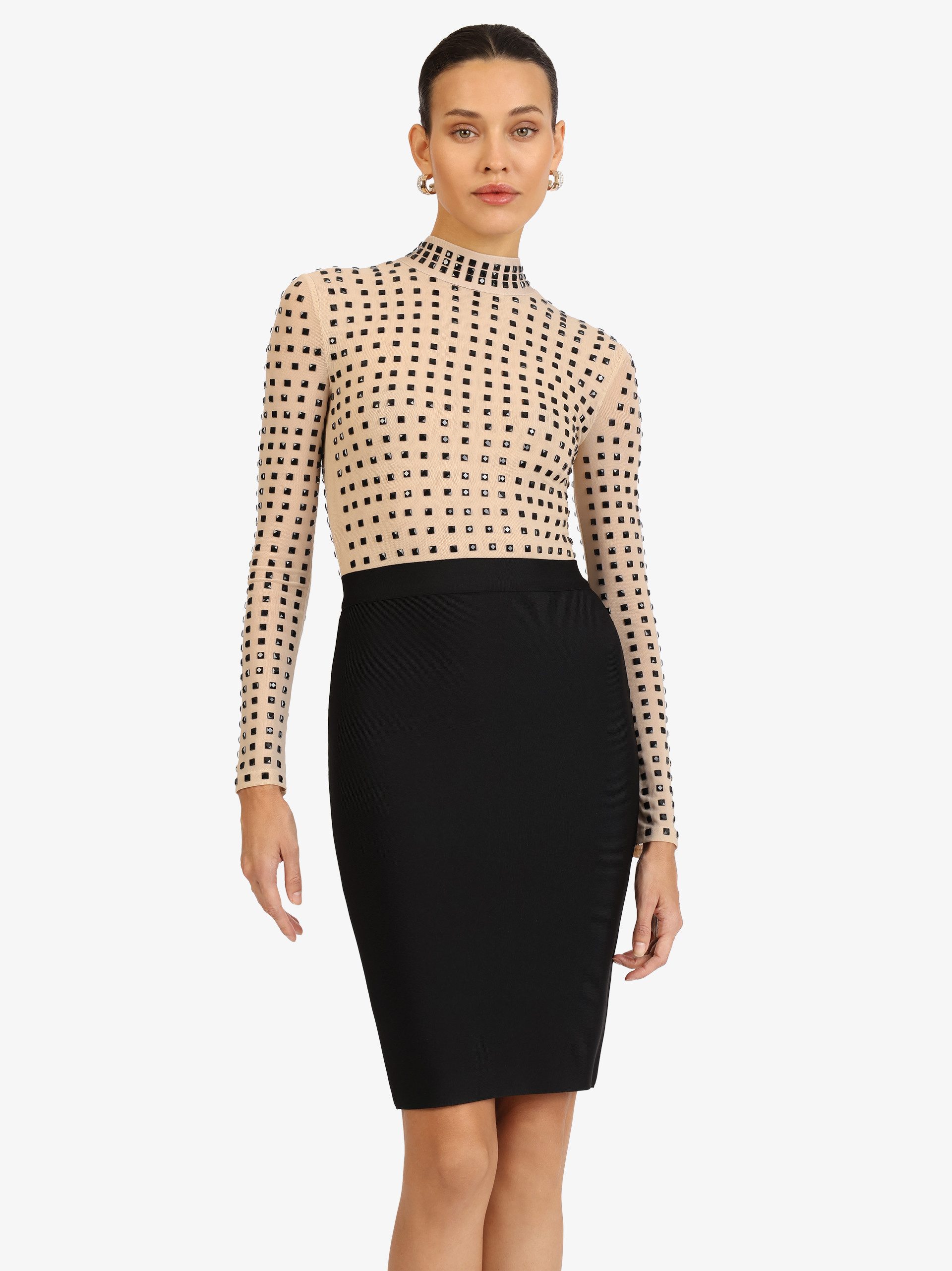 Kraimod Abendkleid mit Stehkragen