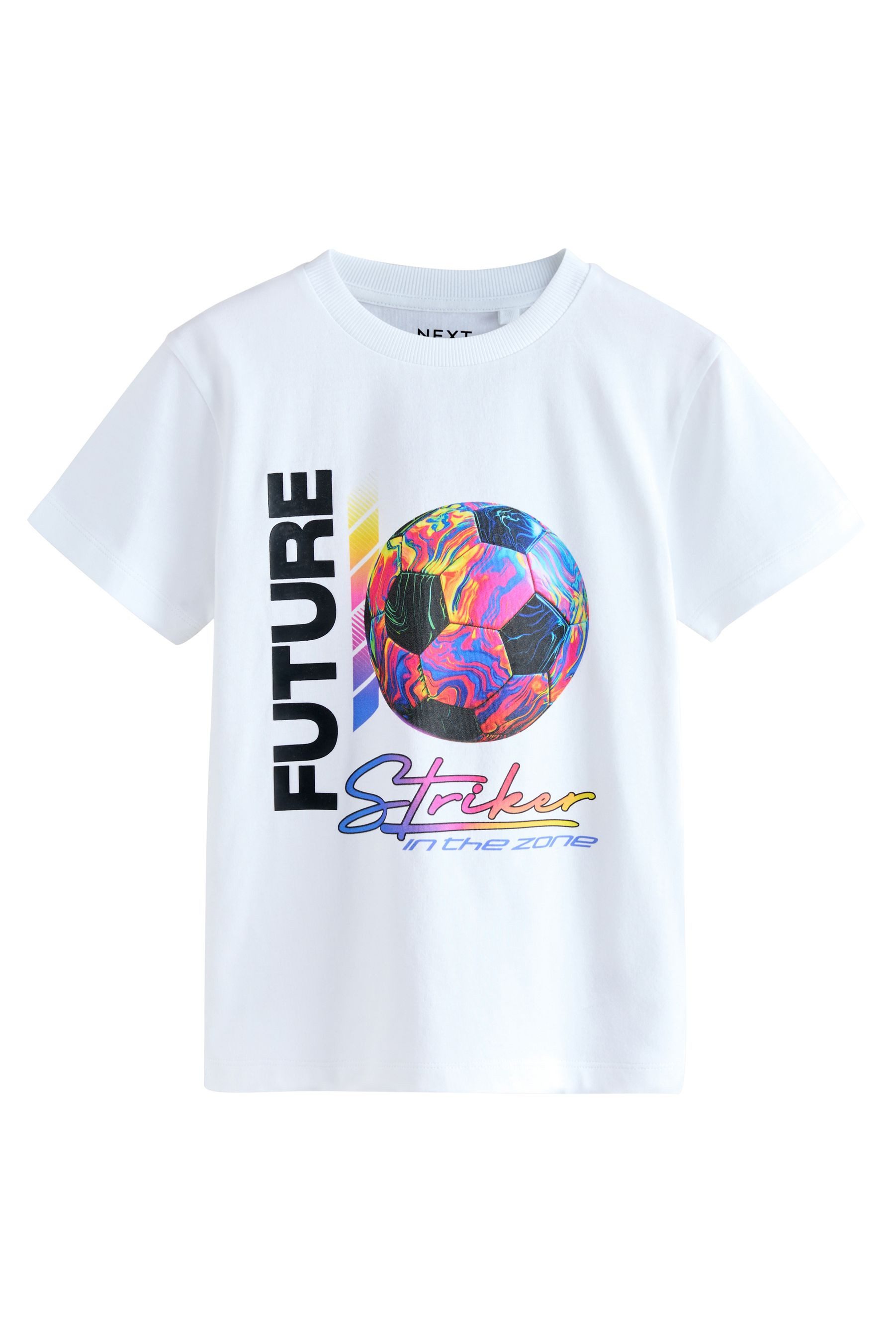 White Football Striker