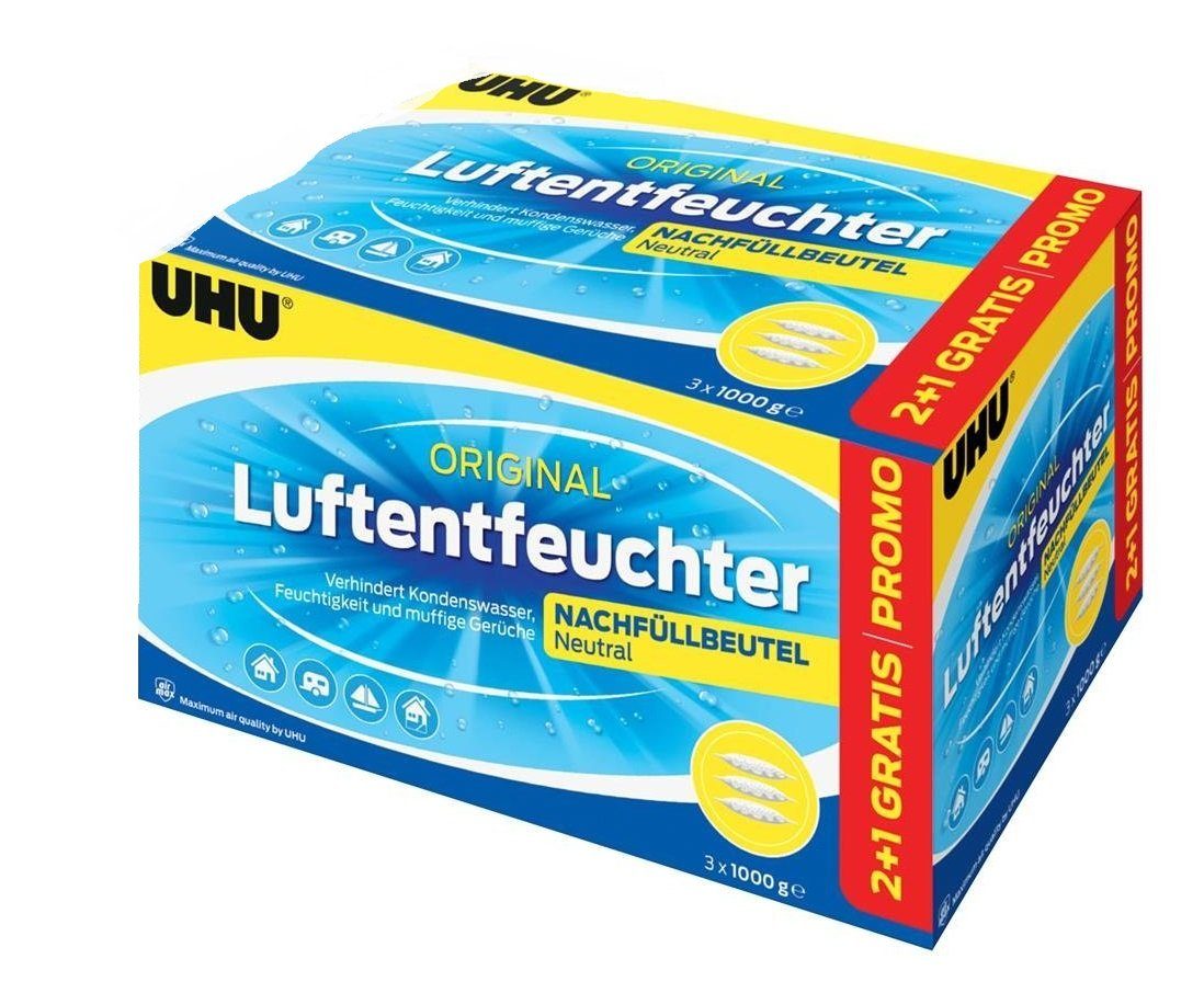 UHU Luftentfeuchter-Nachfüllpack UHU 47085 Luftentfeuchter Nachfüllbeutel 3 günstig online kaufen