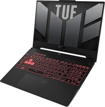 Asus TUF Gaming A15 Laptop, Full HD IPS-Display, 16GB RAM, Windows 11 Home, Gaming-Notebook (39,6 cm/15,6 Zoll, AMD Ryzen 5 7535HS, GeForce RTX 4050, 512 GB SSD, FA507NU-LP101W R5-7535HS)