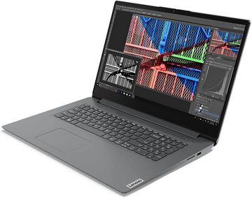 Lenovo Laptop V17 Full HD, Intel Core i5-1235U 10 x 4.40 GHz, Business-Notebook (44,00 cm/17,3 Zoll, Intel Core i5 1235U, intel UHD Grafik, 256 GB SSD, 8 GB DDR4 RAM, Windows 11 Pro)