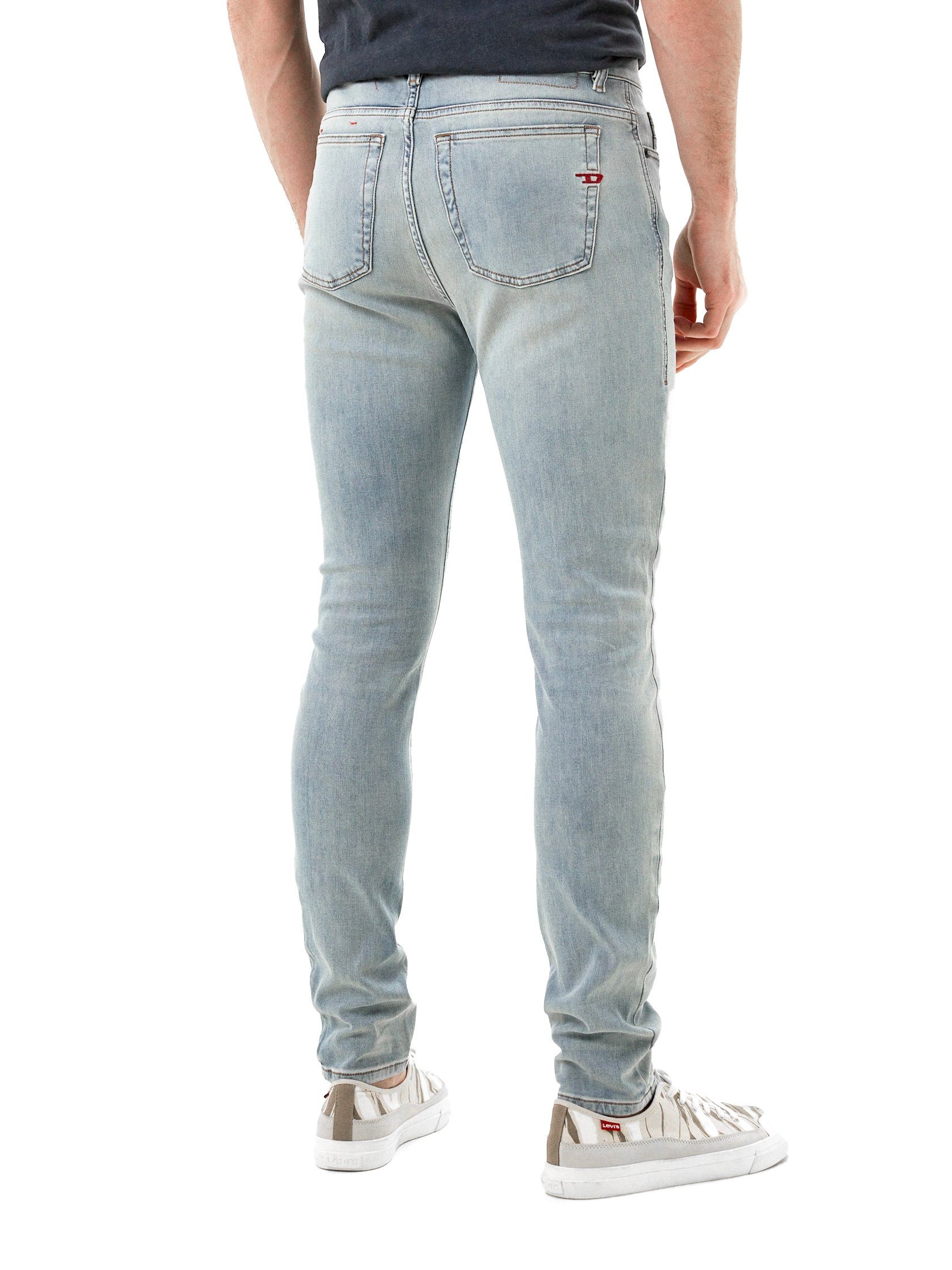 '1983' Hellblau - Super Stretch High Diesel Waist - Skinny-fit-Jeans Länge:30 Hose