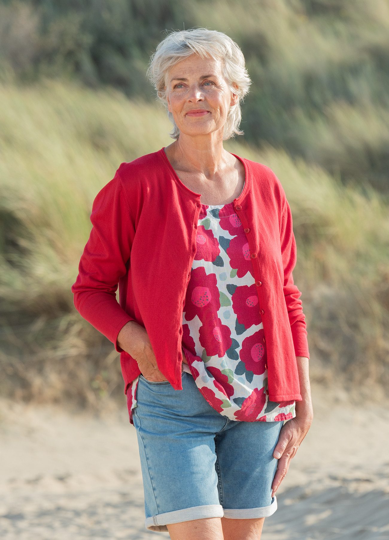 Heidekönigin Strickjacke Strickjacke Basic