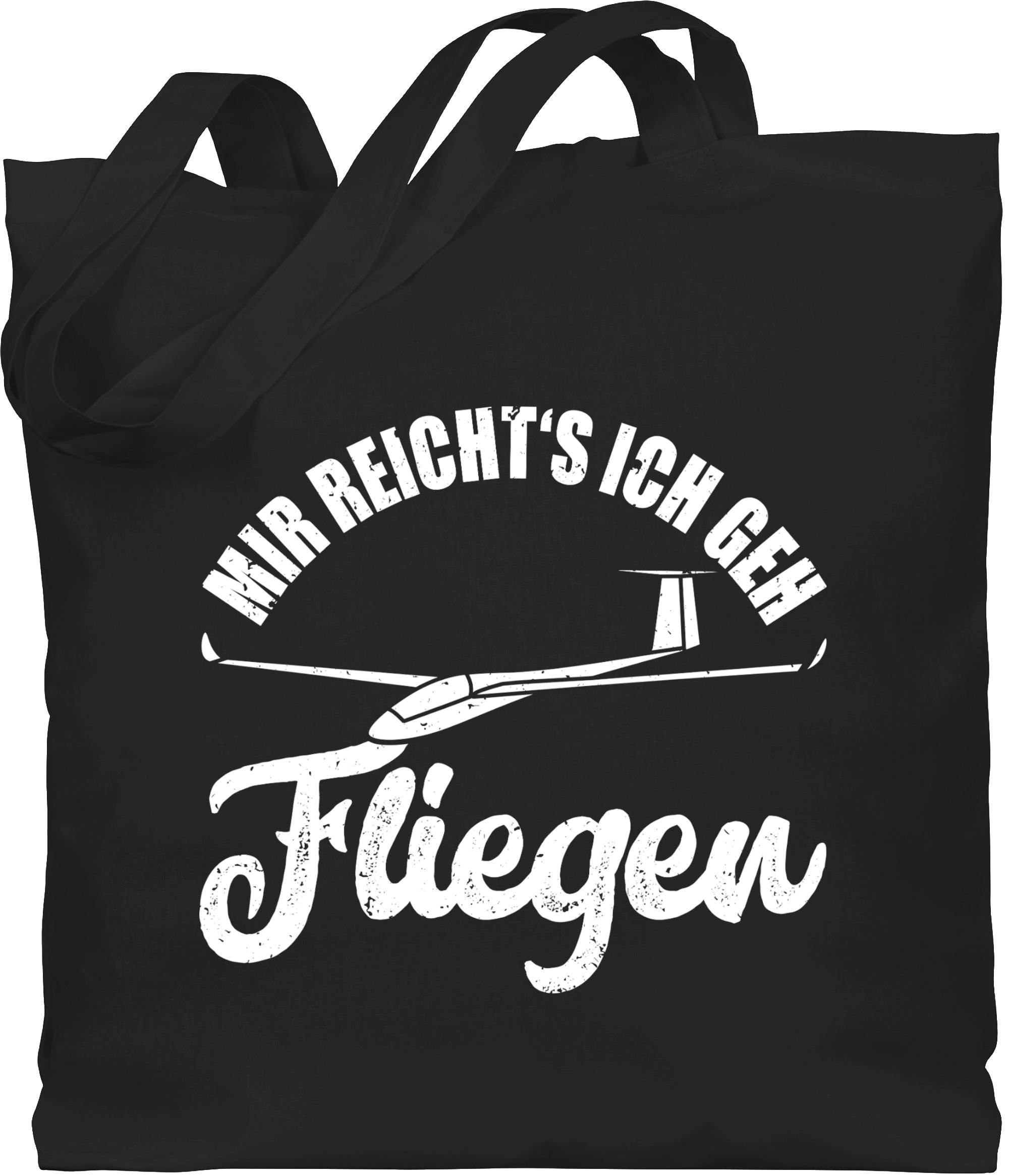 Geschenk Beruf Schwarz 1 Mir Geschenke fliegen Job Shirtracer und reicht's Segelflieger Umhängetasche geh Segelfliegen - Sege, ich