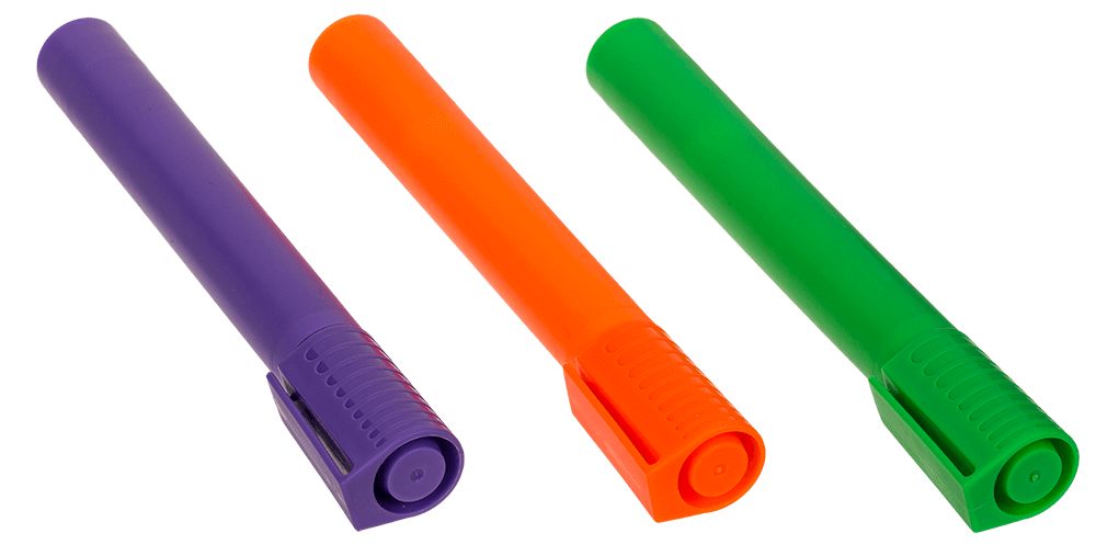 Out of the Blue Kugelschreiber 12 Jumbo Textmarker 6 Farben Neon 19,5cm, (12-tlg)