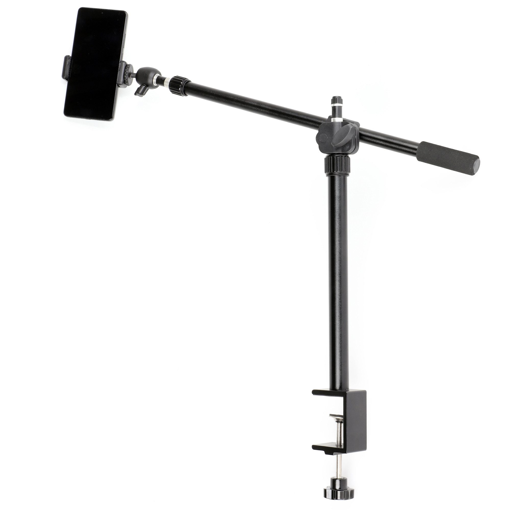 ayex Handy-Halterung Halterung für Smartphone Mikrofon Kamera Beleuchtung Zwingenbefestigun – Bild 5 von 5
