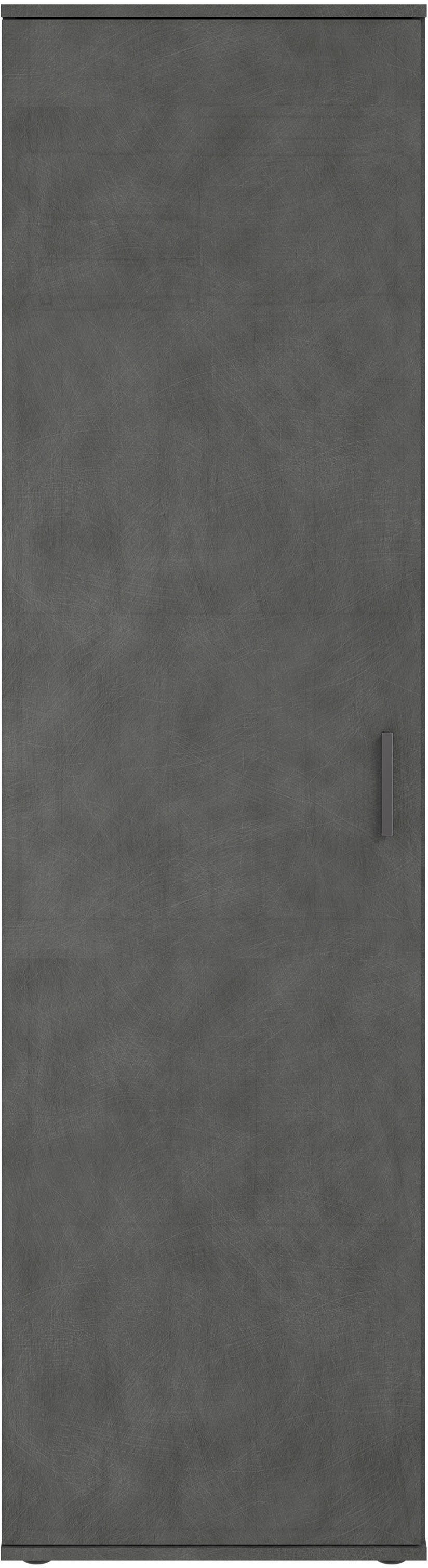 FMD Mehrzweckschrank Inca 1 Flurschr., Aktenschr., verstellb. Böden, mit/ohne Spiegel, B: 50 cm – Bild 4 von 5