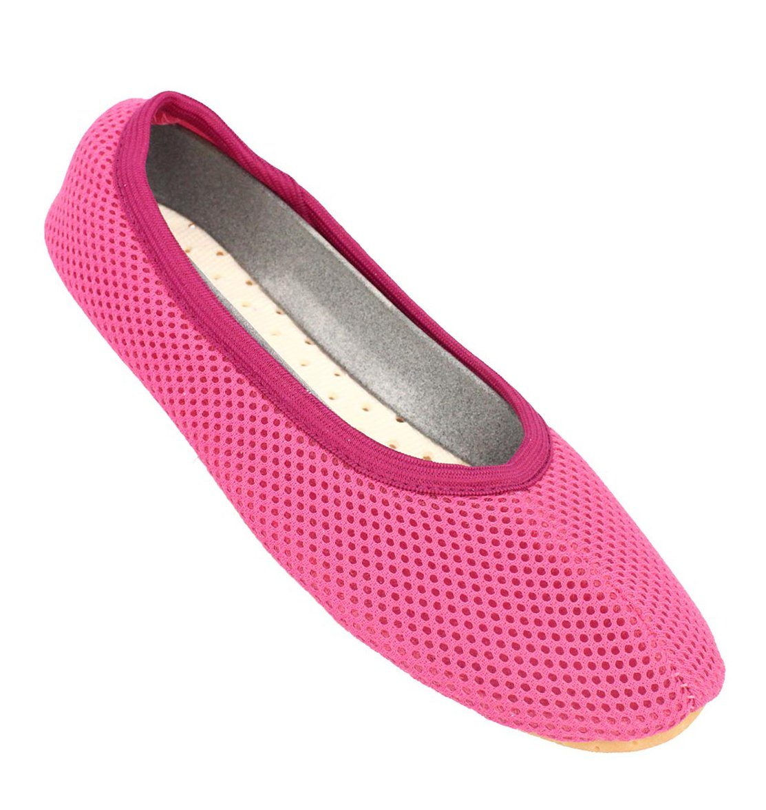Beck Schläppchen AirBecks Mesh mit atmungsaktiver Sohle Gymnastikschuh (in vielen Farben und Größen erhältlich, robuste und flexible Materialien, leichter Barfußschuh) Laufsohle und Obermaterial sind atmungsaktiv