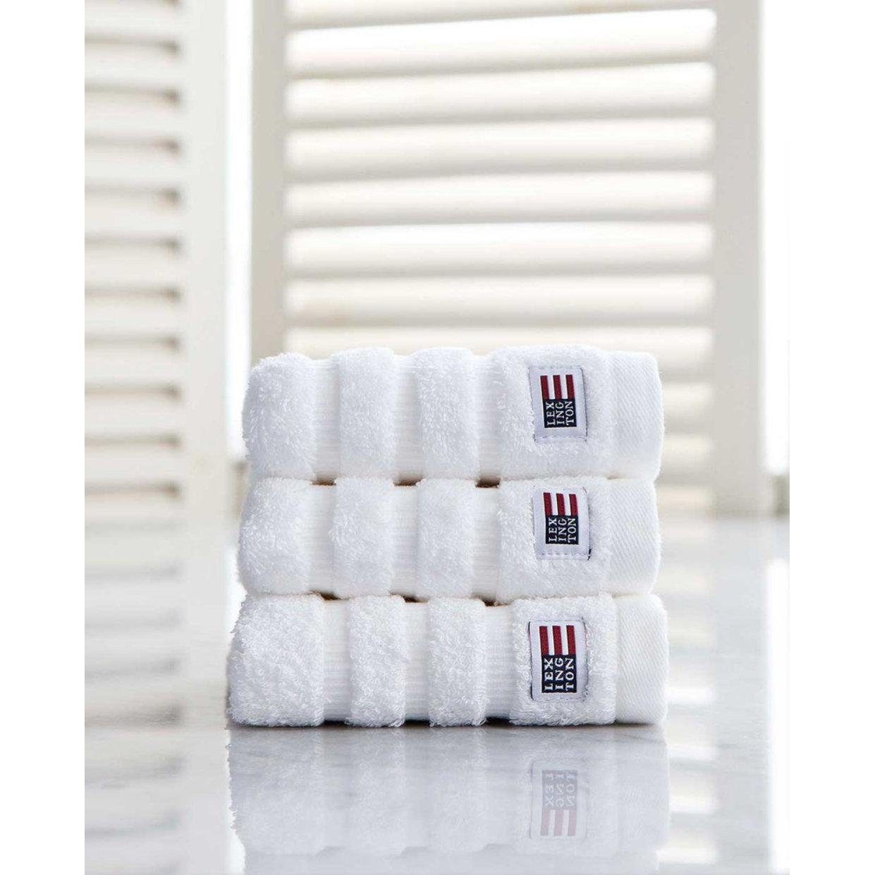 Lexington Badetücher LEXINGTON Handtuch Original White (30x50)